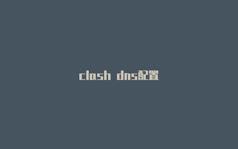 clash dns配置