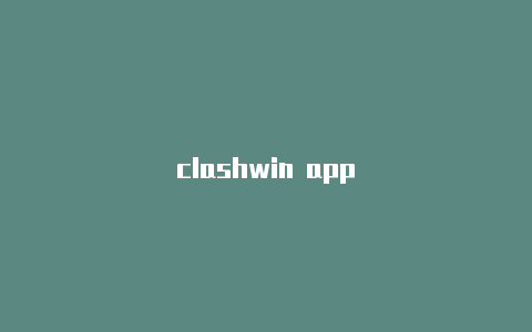 clashwin app
