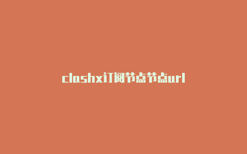 clashx订阅节点节点url