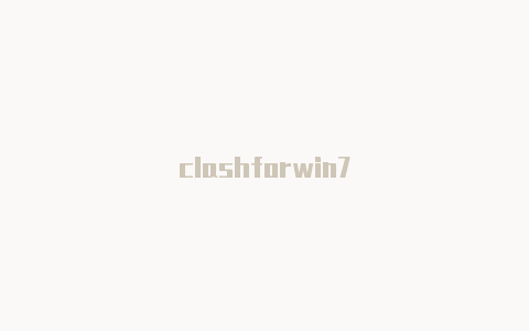 clashforwin7