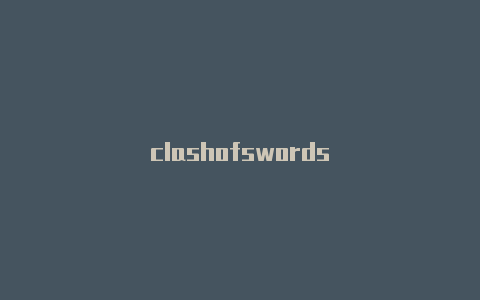 clashofswords