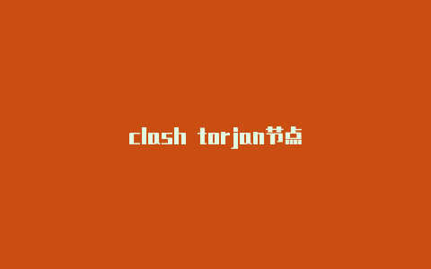 clash torjan节点