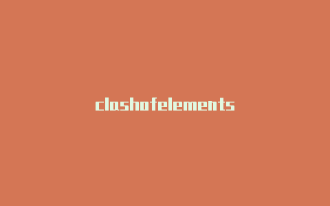 clashofelements