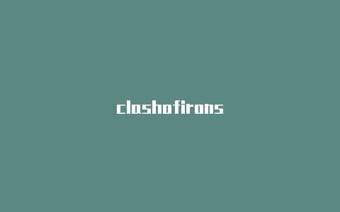 clashofirons